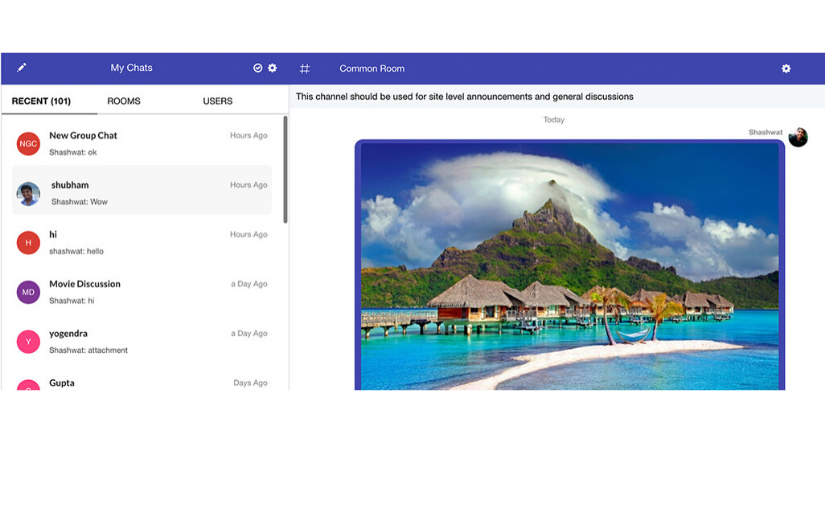 CHAT APP DASHBOARD screenshot 3